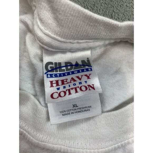 Gildan Super Bowl XXXVIII Commemorative Unisex XLT-Shirt 2004 Houston White - Picture 3 of 12